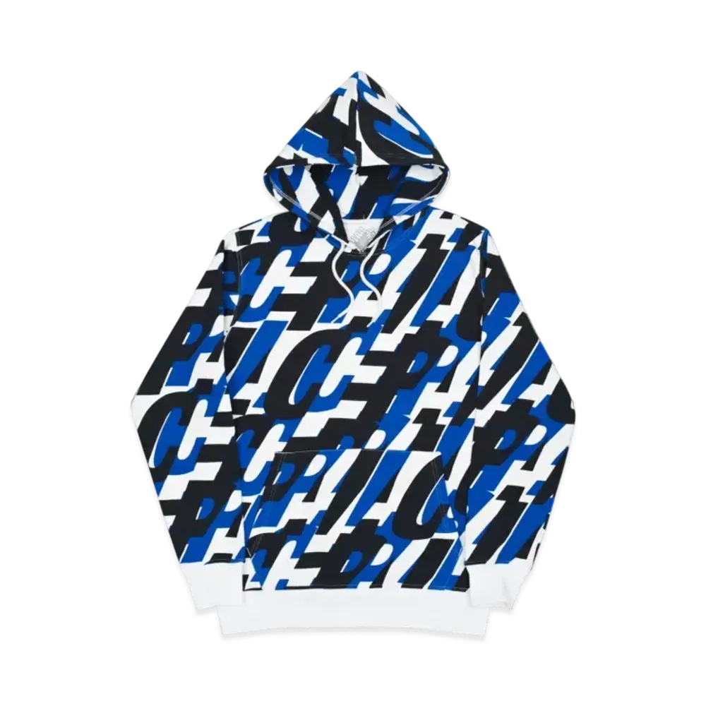 PALACE Repeat After Me Hood "White Black"