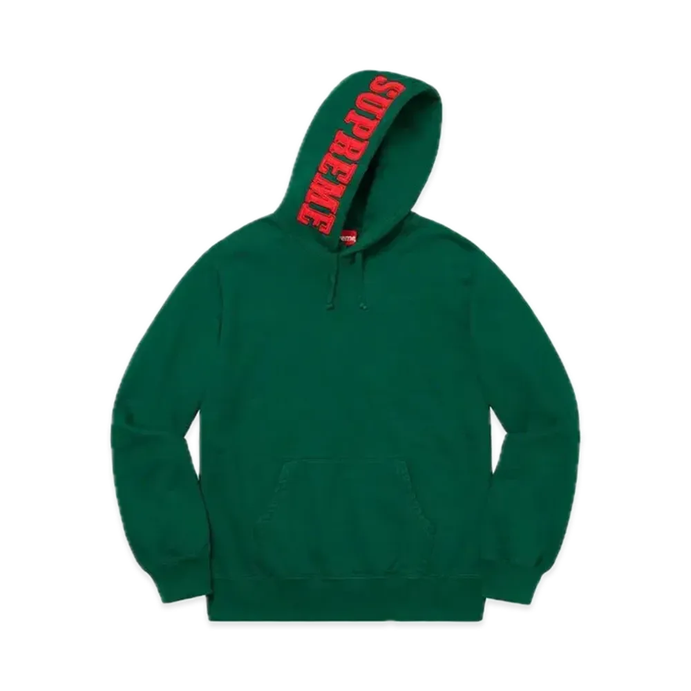 Supreme Mirrored Logo Hooded Sweatshirt "Dark Dreen"