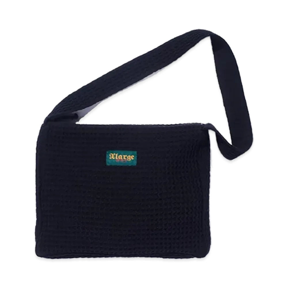 XLARGE x BOB MARLEY Knit Shoulder Bag "Black"