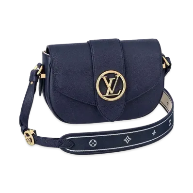 Louis Vuitton LV Ponnouf Soft MM Calf Leather "Blue Marine"
