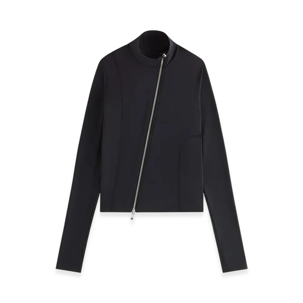 Kith Women Anika Asymmterical Zip Long Sleeve "Black"