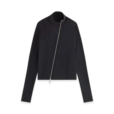 Kith Women Anika Asymmterical Zip Long Sleeve "Black"