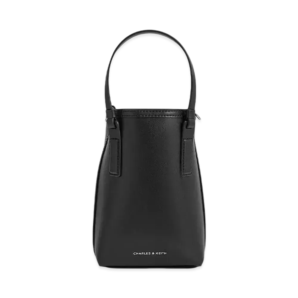 CHARLES & KEITH Noel Elongated Tote "Noir"