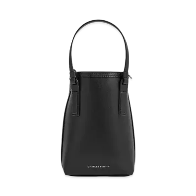 CHARLES & KEITH Noel Elongated Tote "Noir"