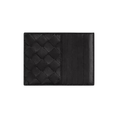 Bottega Veneta Card Case With Coin Purse "Black"