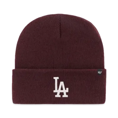 47 NYY MLB Haymaker Cuff Knit "LA Dark Maroon"