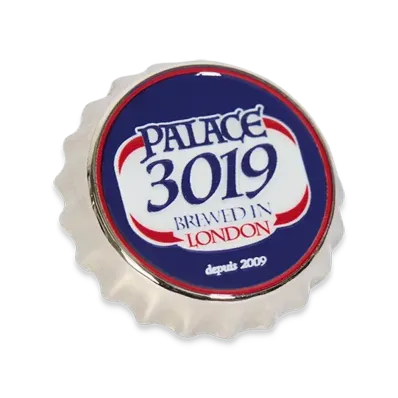 PALACE Savoir-Faire Pin Badge "Blue Red"