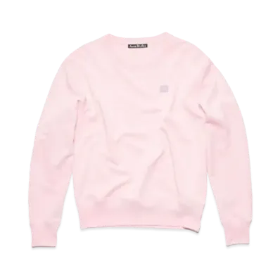 Acne Studios Crew Neck Sweater Regular Fit "Light Pink"