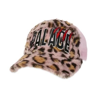 PALACE Claw Furry Trucker "Leopard Pink"