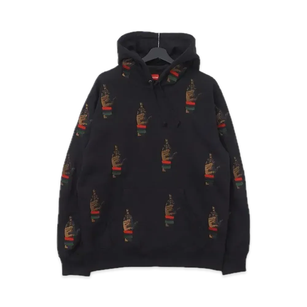 Supreme x dead prez RBG Embroidered Hooded Sweatshirt "Black"