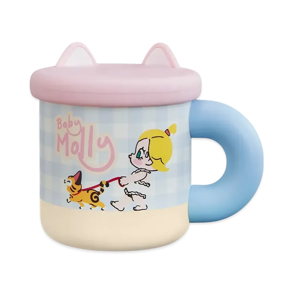 POP MART Baby Molly & Baby Tabby Series Cat Ear Cup