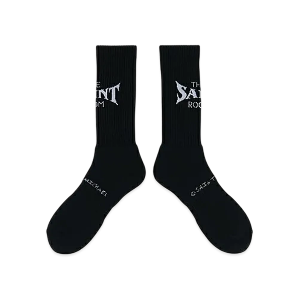 Saint Mxxxxxx x Shermer Academy Sock S Room "Black/White"