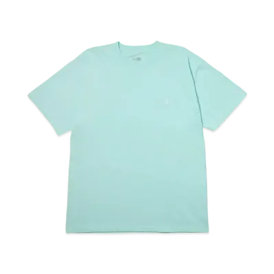 NEW ERA Short Sleeve Cotton T-Shirt Box Logo Mini Regular Fit "Celesto Blue"