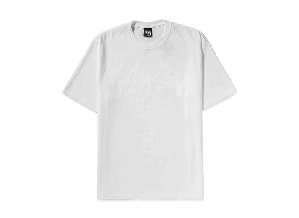 Stussy World Tour Tee Pigment Dyed "Natural"
