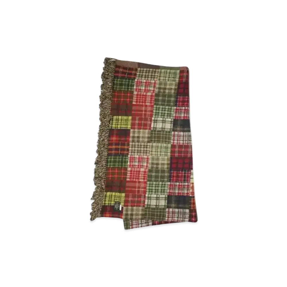 PALACE x BEAMS Plus Blanket "Red/Beige"