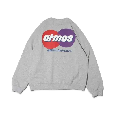 atmos Circle Logo Crewneck Sweatshirt "Grey"