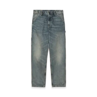 Carhartt WIP Single Knee Pant "Blue/Worn Used Wash"
