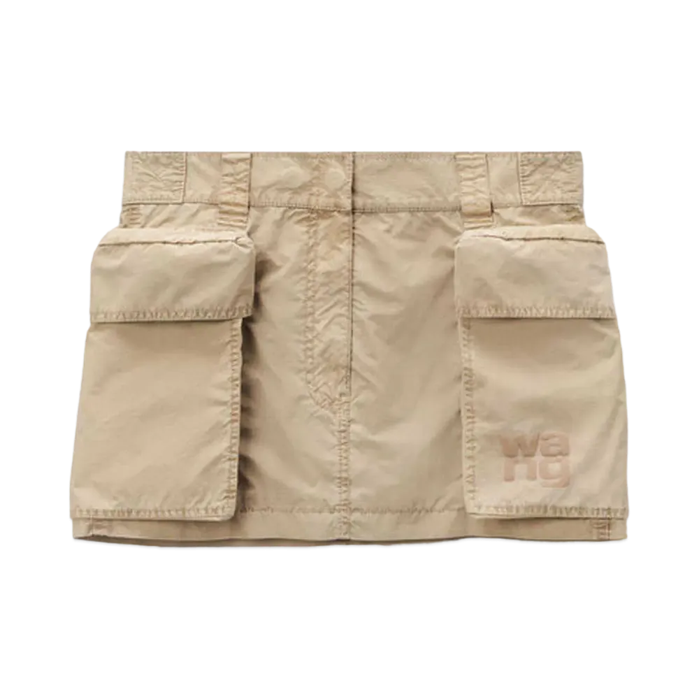 Alexander Wang Oversize Pocket Cargo Mini Skirt "Safari"