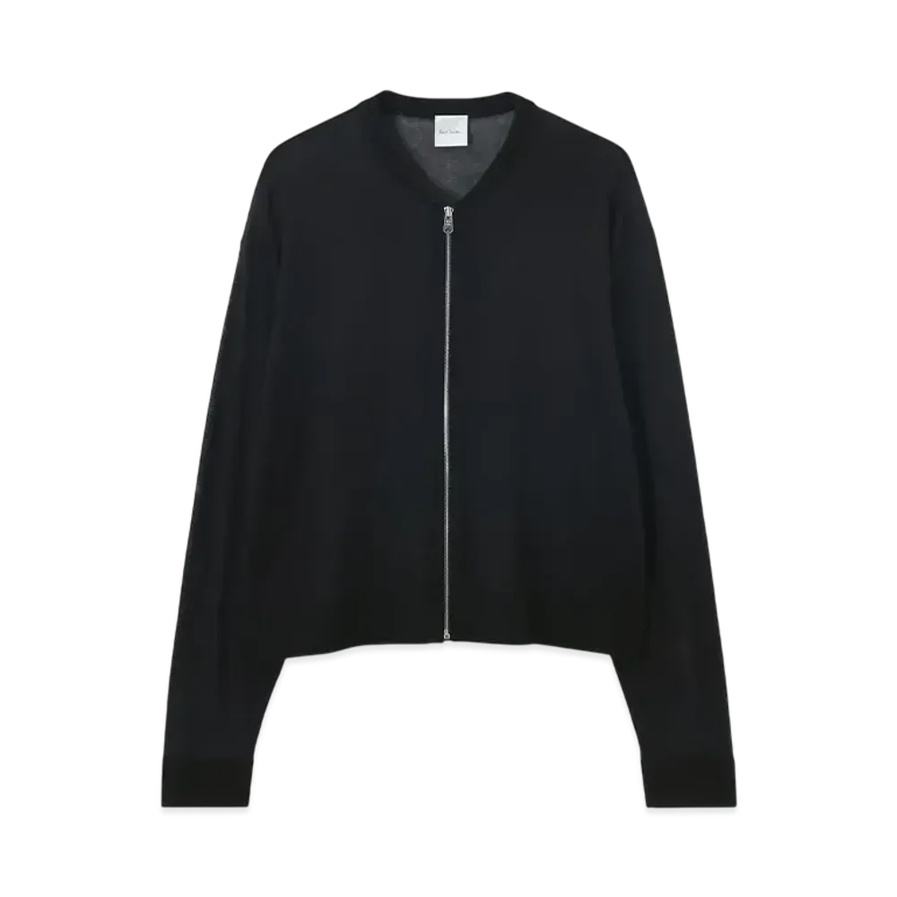 Paul Smith Women's Sheer Knit Blouson "Black"