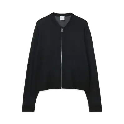 Paul Smith Women's Sheer Knit Blouson "Black"
