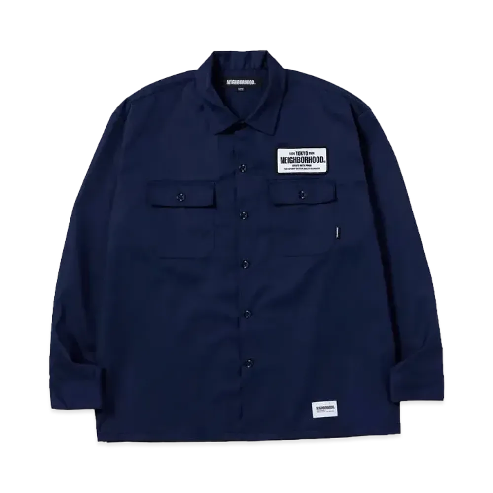 NEIGHBORHOOD Classic Work Shirt LS "Navy"