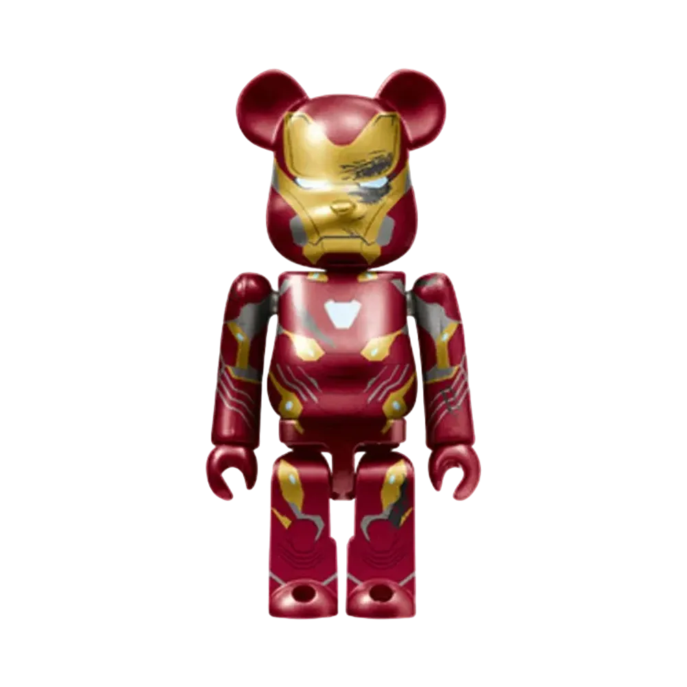 Bearbrick x Marvel Infinity Saga Iron Man Happy Lottery Bearbrick Award 14 [Iron Man Mark 50[Battle Damaged Ver.]] 100% "Multi"