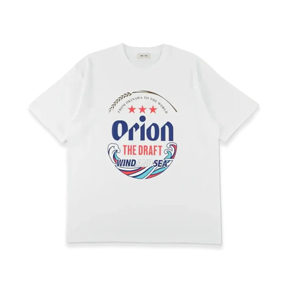 WIND AND SEA x ORION BEER Label S/S Tee "White"