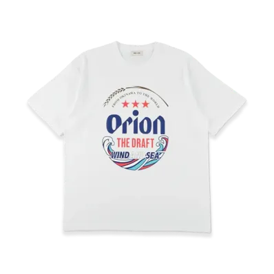 WIND AND SEA x ORION BEER Label S/S Tee "White"