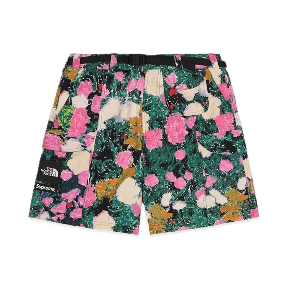 Supreme x The North Face Trekking Packable Belted Short "Flowers"