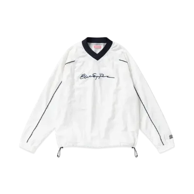 BlackEyePatch Autograph Logo V Neck Pullover "White"