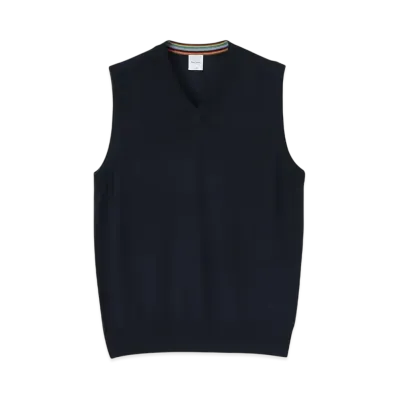 Paul Smith Fine Gauge Knit Vest "Navy"