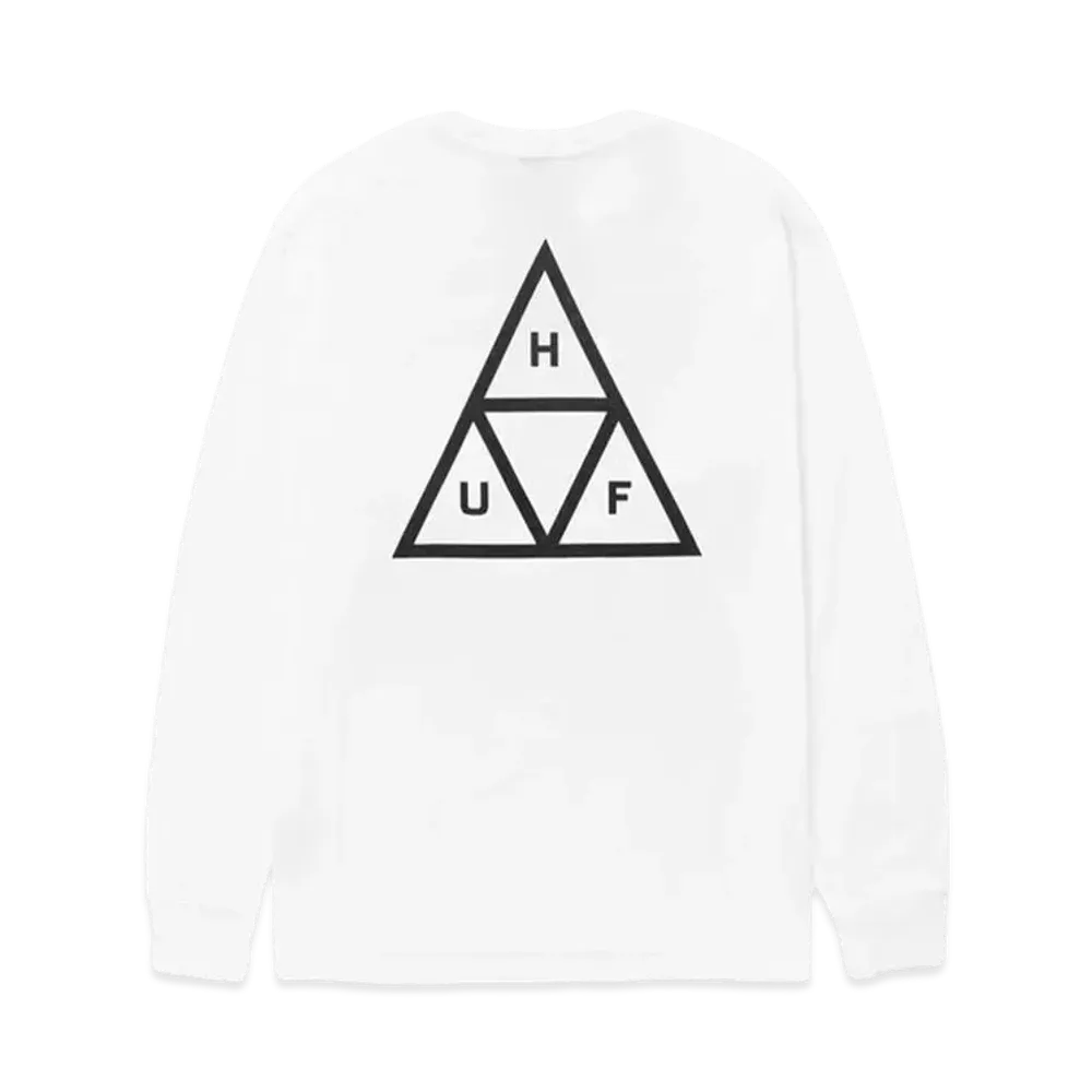 HUF Set TT LS Tee "White"