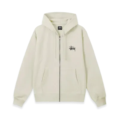 Stussy Basic Stussy Zip Hoodie 2023 "Stone"