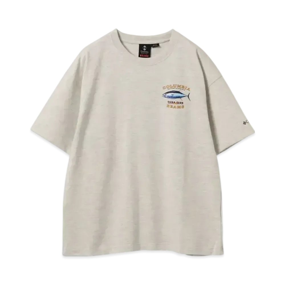 BEAMS x Columbia PFG Exclusive Graphic Tee "AshGray"