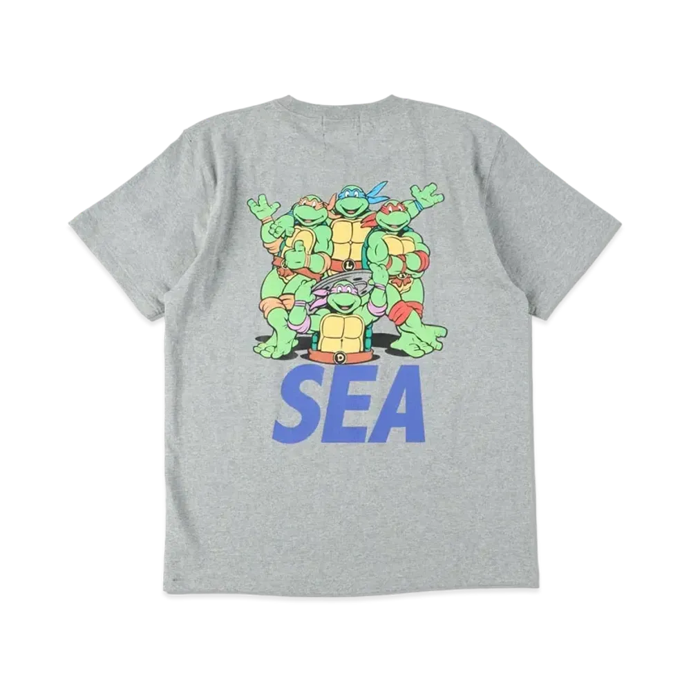 WIND AND SEA x TMNT (BEYOUTH-SEA) S/S TEE "Gray"