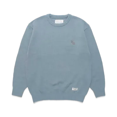 WACKO MARIA Classic Knit Sweater "Light Blue"