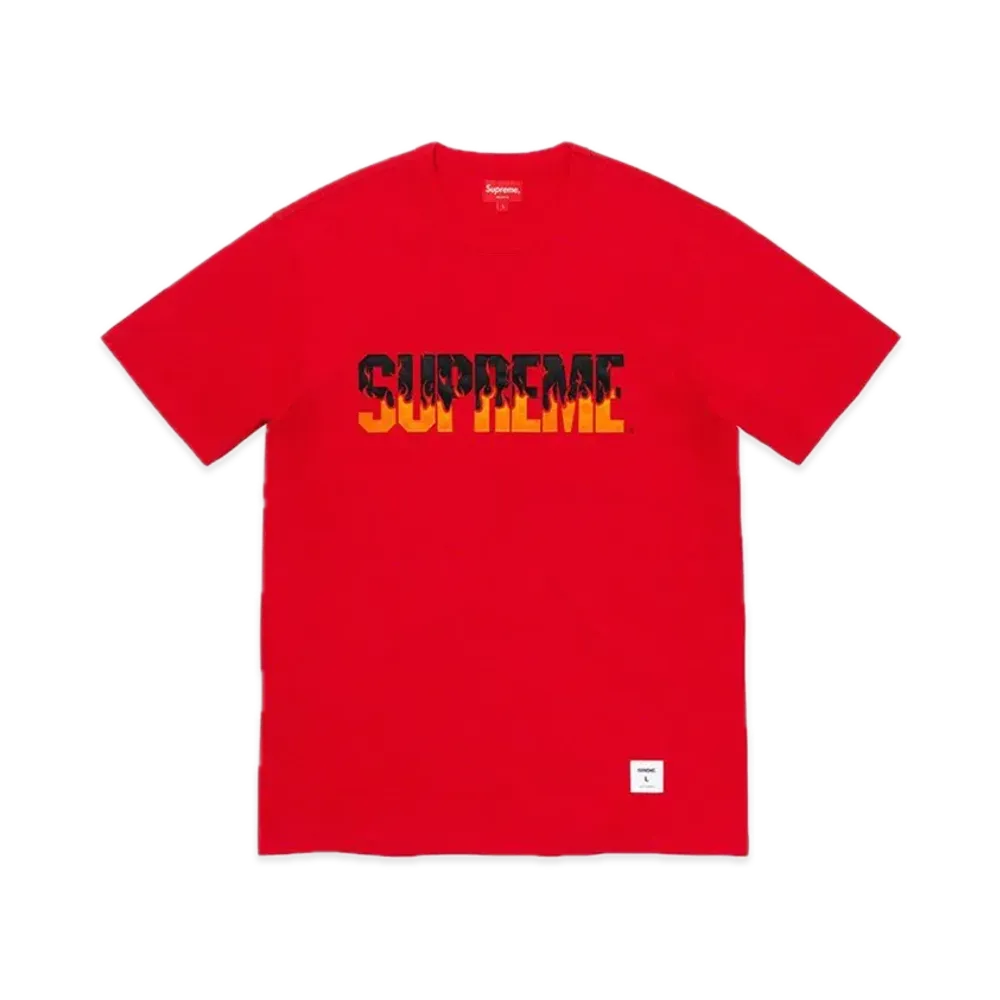 シュプリーム フレイム S/S トップ "レッド"