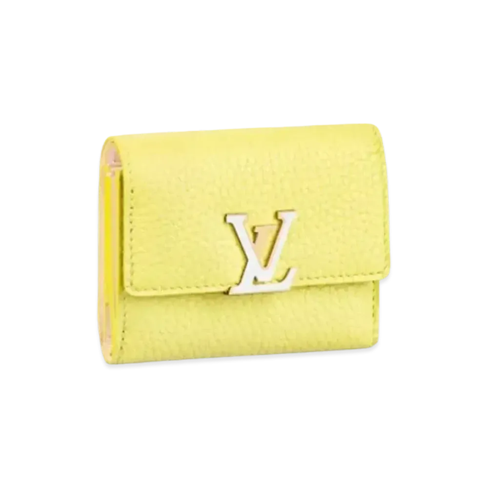 Louis Vuitton Capucines XS Wallet Taurillon "Cream"