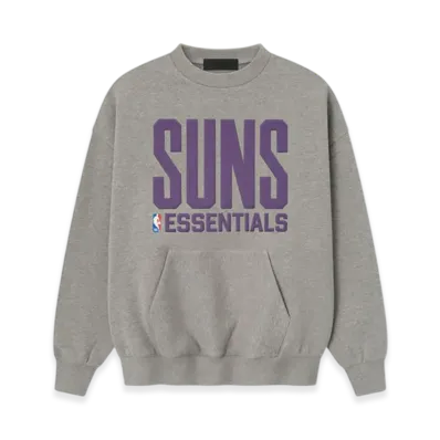FEAR OF GOD ESSENTIALS Suns Sport Crewneck "Warm Heather"