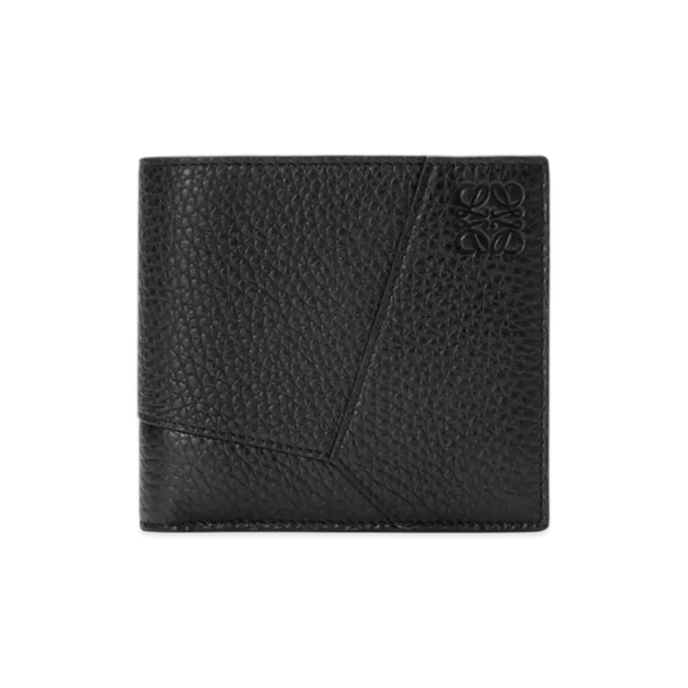 LOEWE Puzzle Bifold Coin Wallet "Black"