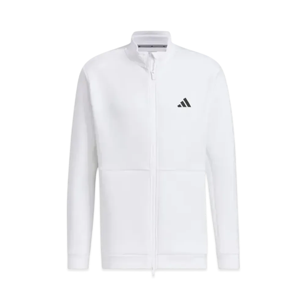 adidas Cardboard Knit Back Logo Full Zip Jacket "White"