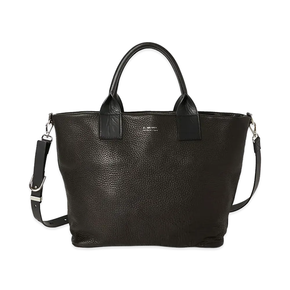 N.HOOLYWOOD COMPILE Leather Tote Bag "Black"