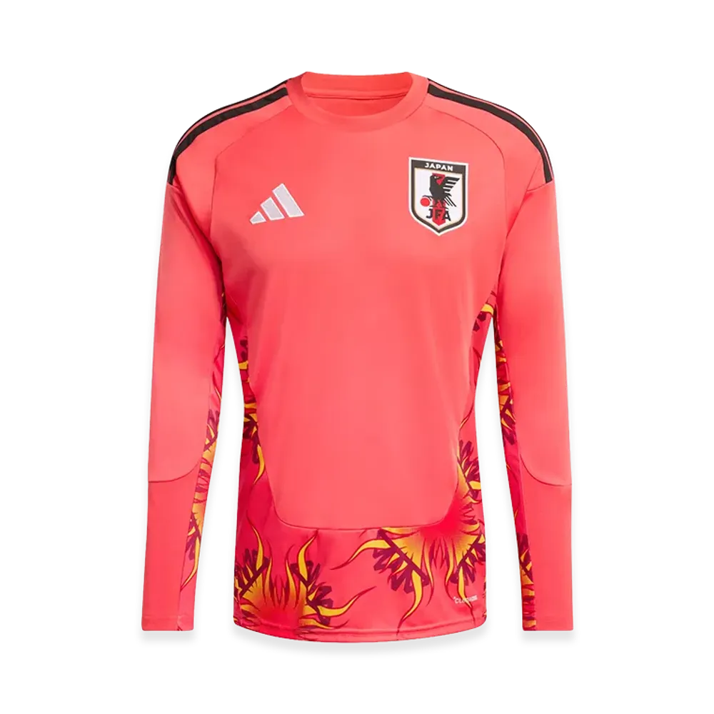 adidas Japan National Team 2026 Home Replica Goalkeeper Long Sleeve Jersey "Semi Lucid Red"
