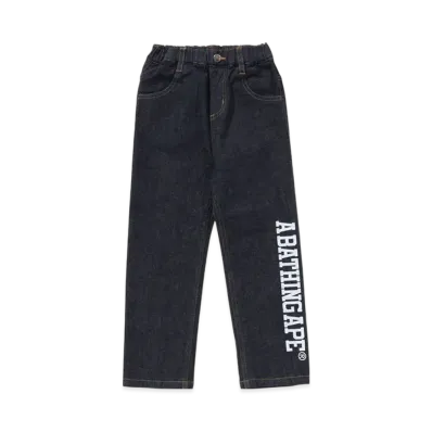 A BATHING APE10OZ Stretch Denim Tapered Pants "Black"