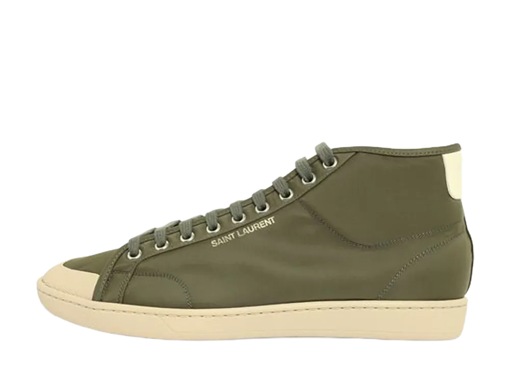 Saint Laurent Nylon Court Classic Sl/39 Sneakers "Green"