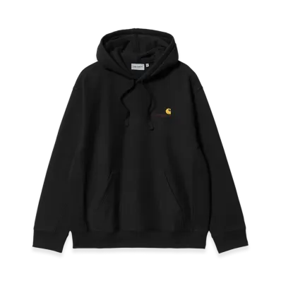 Carhartt WIP Hooded American Script Sweat "Black"