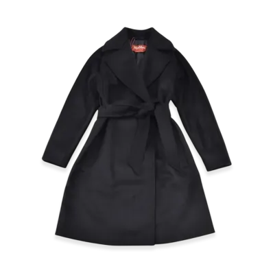 Max Mara Studio Dravena Wool Coat "Black"