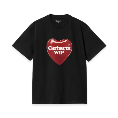 Carhartt WIP Women's Heart Balloon T-Shirt "Black"