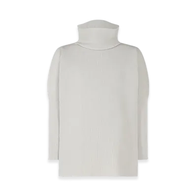 HOMME PLISSE ISSEY MIYAKE Basic Knit "Light Gray"