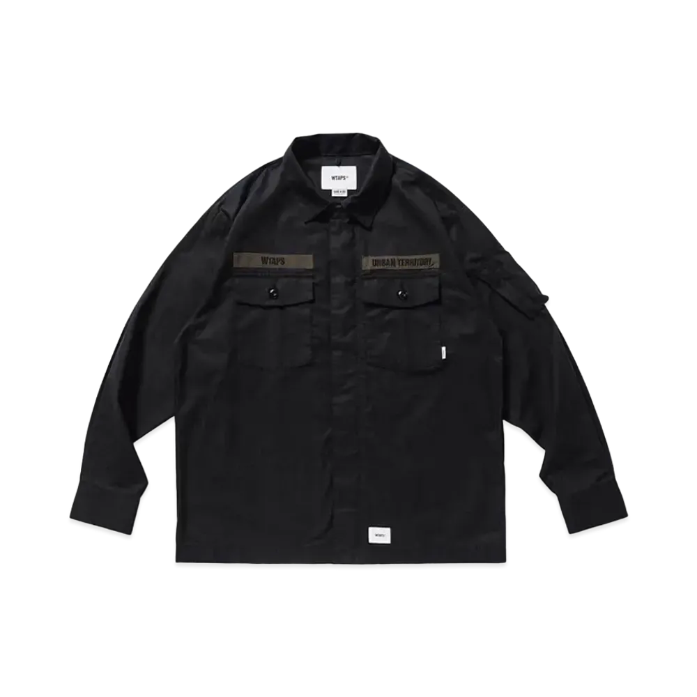 WTAPS Flyers L/S Cotton Weather "Black"